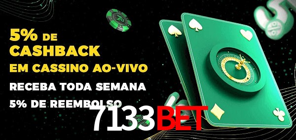 Promoções do cassino ao Vivo 7133bet
